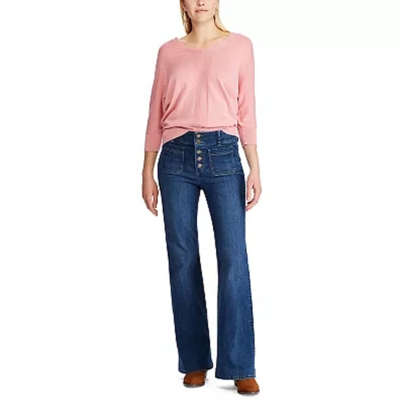 {Chaps} Women's Button-Fly Bootcut Jeans - Picture 3 of 10